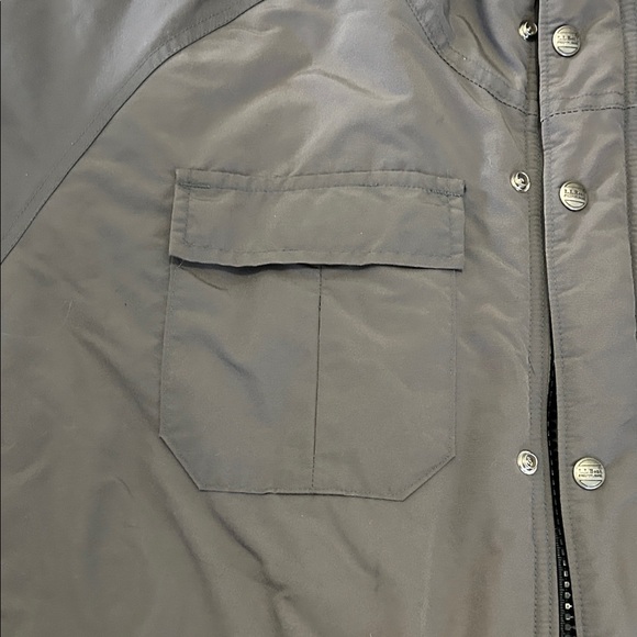 Vintage LLBean Coat Men's M Gray Baxter State Parka Hooded Quilted - Picture 9 of 15